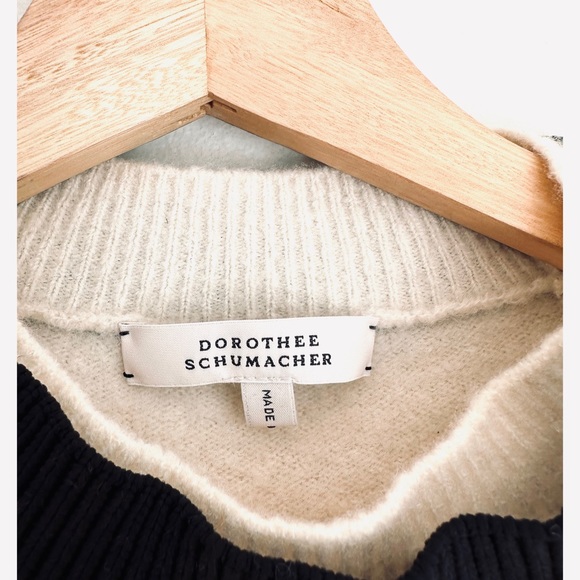 Dorothee Schumacher • Cashmere Detailed Neckline in Cream - Picture 8 of 11